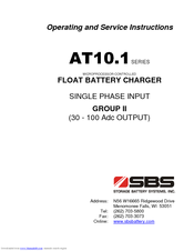 SBS AT10.1 SERIES Operating And Service Instructions