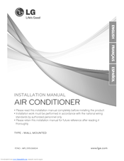 Lg Air Conditioner Installation Manual