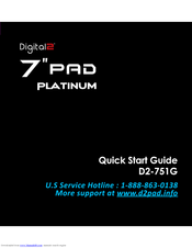 Digital2 Platinum D2-751G Quick Start Manual