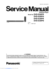 Panasonic DVD-S58PH Service Manual