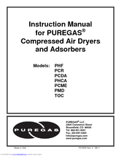 Puregas TOC Instruction Manual
