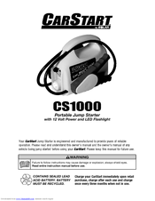 Solar CarStart CS1000 Instruction Manual
