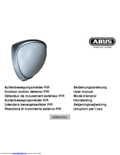 ABUS Outdoor motion detector PIR User Manual