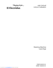 Electrolux EWB 105205 W User Manual