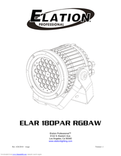 Elation ELAR 180 Par RGBAW Manual