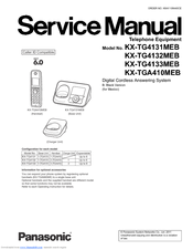 Panasonic KX-TG4131MEB Service Manual
