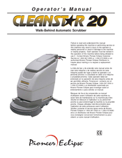 Pioneer Eclipse CleanStar CS 2000 Operator's Manual