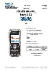 Nokia 5500d Service Manual