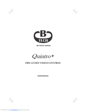 B-Tech Quintro + User Manual