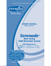 Evenflo Serenade Owner's Manual