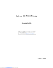 Gateway EC14T Series Service Manual