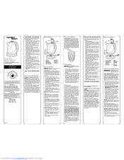 Hamilton Beach Electric Kettle Instructions