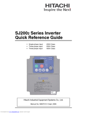 Hitachi SJ2002 Series Quick Reference Manual