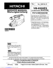 Hitachi VM-8300ES Service Manual