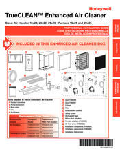 Honeywell TrueCLEAN Professional Installation Manual