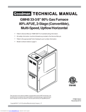 Goodman Furnace User Manuals Download Manualslib