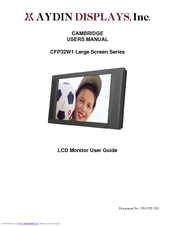 Aydin Displays CFP32W1 Large Screen Series User Manual