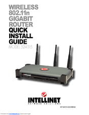 Intellinet 524315 Quick Install Manual