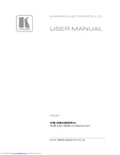 Kramer VS-48HDCPxl User Manual