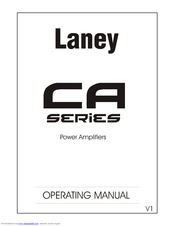 Laney CA3000 Operating Manual