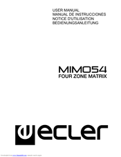 Ecler MIMO54 User Manual