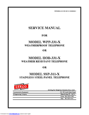 Ceeco SSP-311-X Service Manual