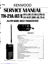 Kenwood DC-21 Service Manual