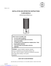 Space-Ray RFPA21A-L6 Installation And Operation Instructions Manual
