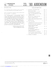 Honda CX500 CUSTOM Manuals  ManualsLib