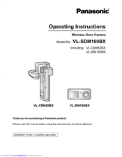 Panasonic VL-DM100BX Operating Instructions Manual