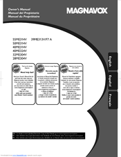 Magnavox 39ME313V/F7 A Manuals | ManualsLib