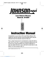 Johnson 40-6004 Instruction Manual