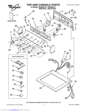 Whirlpool GEQ9800LG1 Parts List