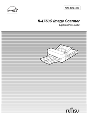 Fujitsu Fi-4750c - Color Duplex Document Scanner 50ppm 90ipm Ccd/scsi Operator's Manual