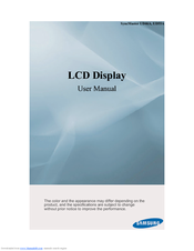 Samsung SyncMaster UD46A User Manual