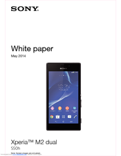 Sony Xperia M2 dual S50h White Paper
