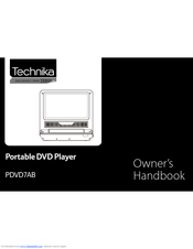 Technika PDVD7AB Owner's Handbook Manual