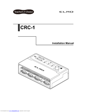 Elmo CRC-1 Installation Manual