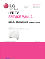 LG 65LA965W Service Manual