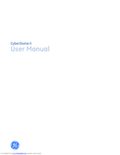 GE Security CyberDome II CYH-4301 User Manual