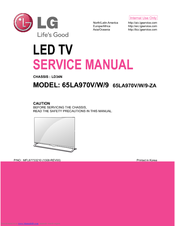 LG 65LA9709 Service Manual