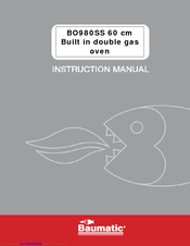 Baumatic BO980SS Instruction Manual