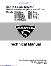 Sabre 1646 Gear Technical Manual