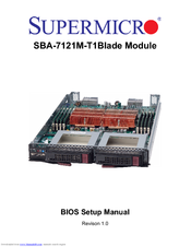 Supermicro SBA-7121M-T1 Bios Setup Manual