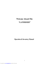 Bayliner 1994 Lateriser Operation & Inventory Manual