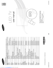 Samsung UE46ES8090 User Manual
