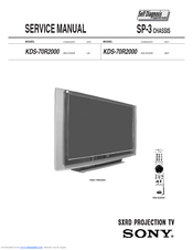 Sony Bravia KDS-70R2000 Service Manual