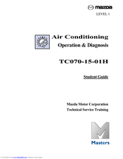 Mazda TTCC007700--1155--0011H Student Manual