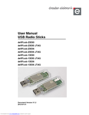 dresden elektronik deRFusb-13E00 User Manual