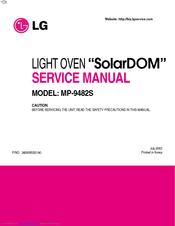 Lg SolarDOM MP-9482S Service Manual